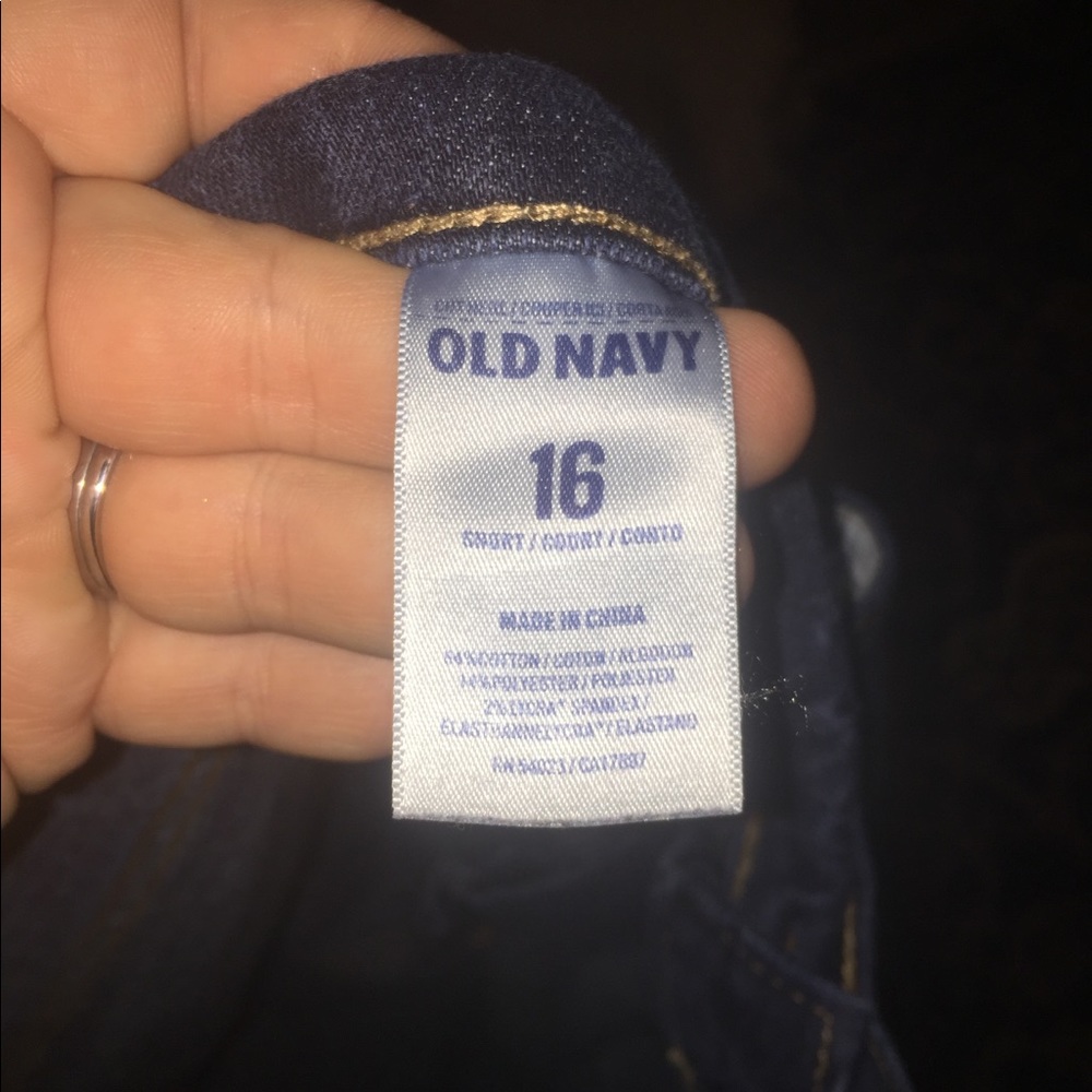 Old navy sweetheart boot cut jeans size 16 S